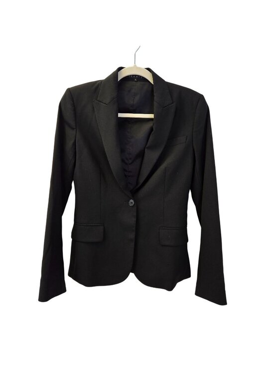 Theory Jackets & Blazers - Theory Wool Blend One Button Blazer Jacket Size 6